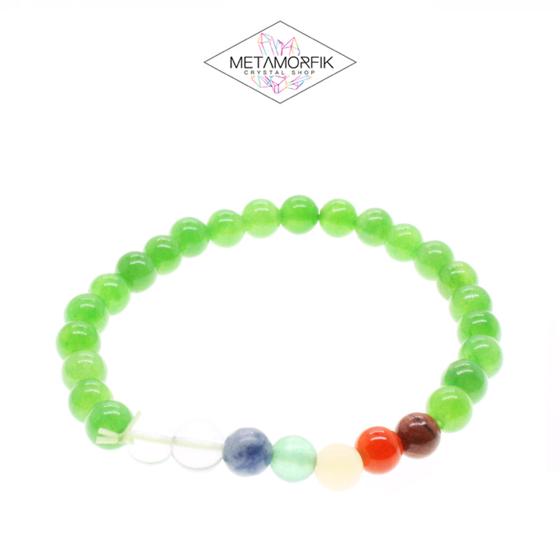 Ágata Verde Siete Chakras