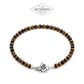 Pulsera Ojo de Tigre Natural- Talla XXS (1-2mm) Para Protección- Metamorifk.
