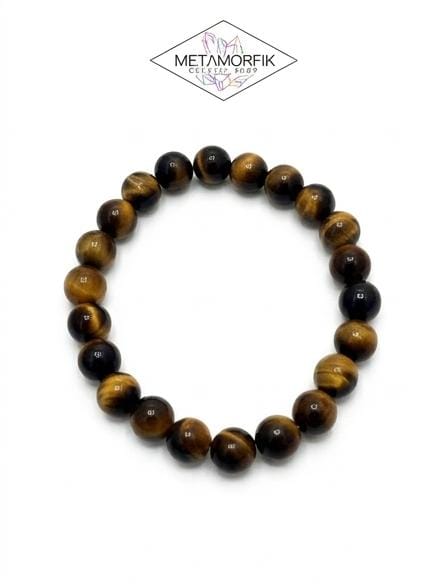 Pulsera Ojo de Tigre Natural - Piedra de Protección y Confianza